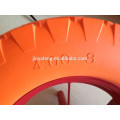 After-sale protection cheap 400-8 spoke style wheel barrow pu foam wheel for seal Saudi Arabia market